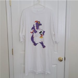 Vintage Disney Epcot Figment Pajama Shirt Dress